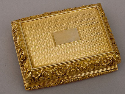 Antique Silver Gilt Snuff Box - Thomas Shaw, Thomas Ogilvy, Francis Philips